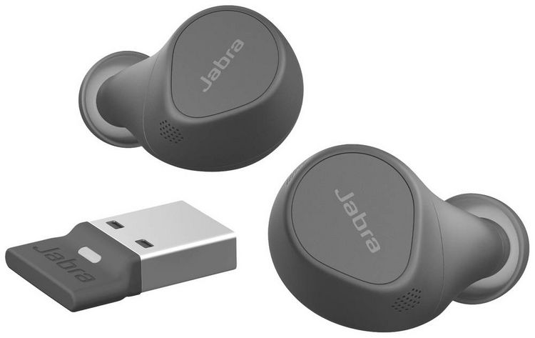Produktbild: Jabra Evolve2 Buds In Ear Kopfh&ouml;rer Bluetooth&reg; Stereo Schwarz Mikrofon-Rauschunterdr&uuml;ckung, Noise Cancelling Ladecase, Mikrofon-Stummschaltung
