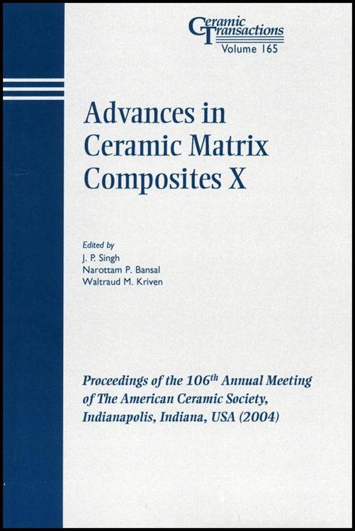 Produktbild: Advances in Ceramic Matrix Composites X
