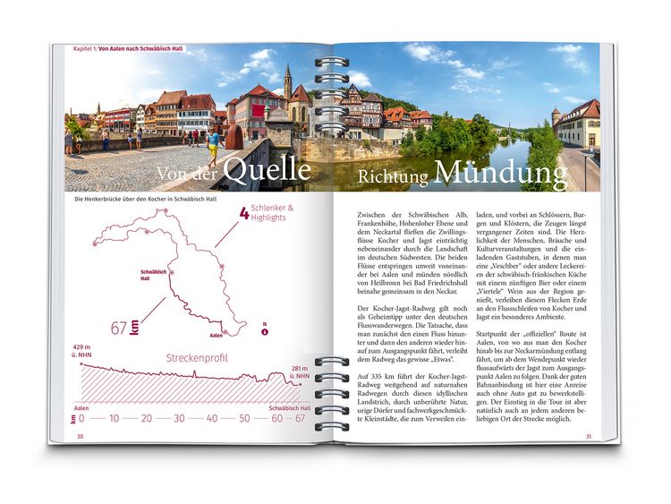 Produktbild: KOMPASS Radreisef&uuml;hrer Kocher-Jagst-Radweg