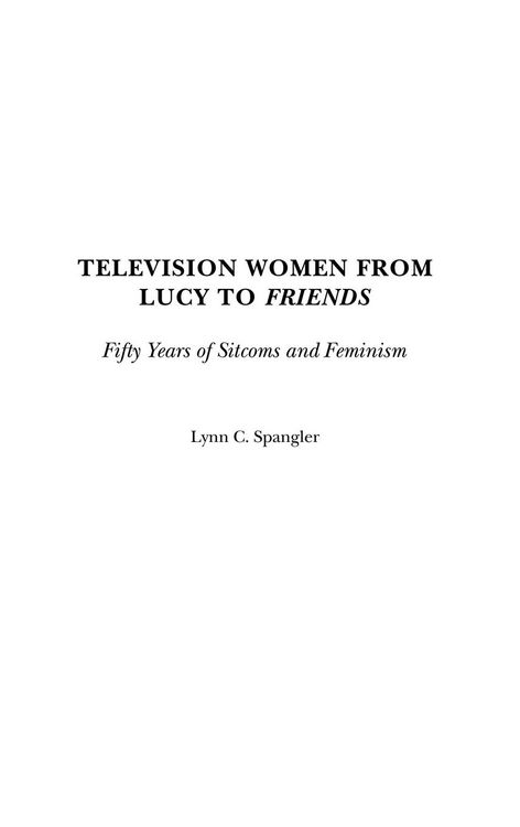 Produktbild: Television Women from Lucy to Friends