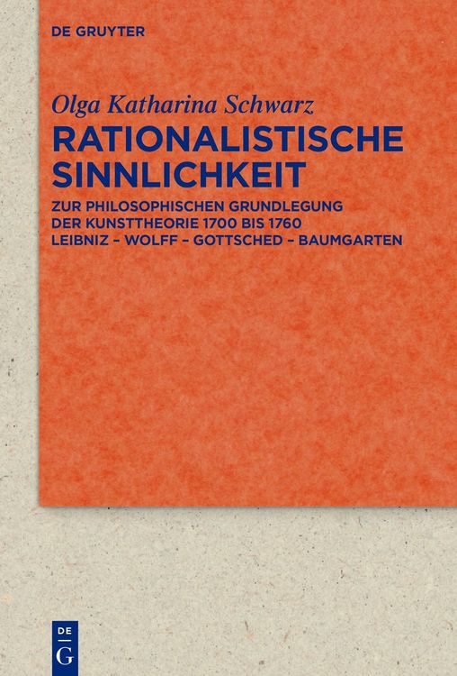 Produktbild: Rationalistische Sinnlichkeit