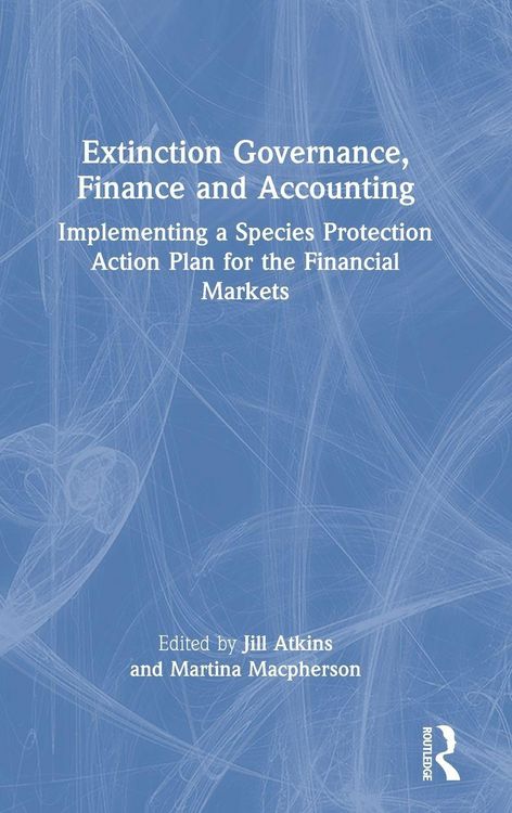 Produktbild: Extinction Governance, Finance and Accounting
