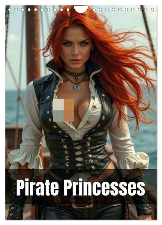 Produktbild: Pirate princesses (Wall Calendar 2026 DIN A4 portrait), CALVENDO 12 Month Wall Calendar