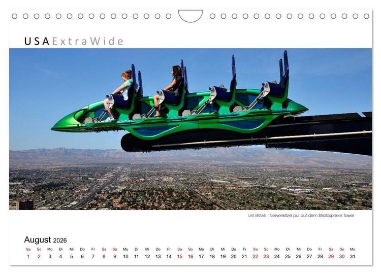 Produktbild: Impressionen aus LAS VEGAS (Wandkalender 2026 DIN A4 quer), CALVENDO Monatskalender