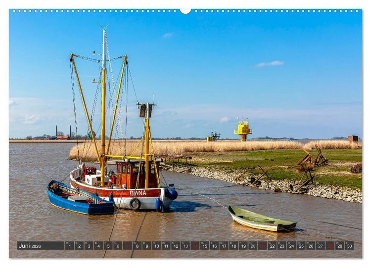 Produktbild: Bezaubernde Farbspiele am Meer (Wandkalender 2026 DIN A2 quer), CALVENDO Monatskalender