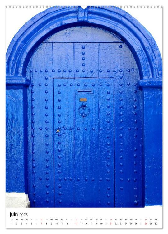 Produktbild: Portes du Maroc (Calendrier mural 2026 DIN A2 horizontal) calendrier de bureau