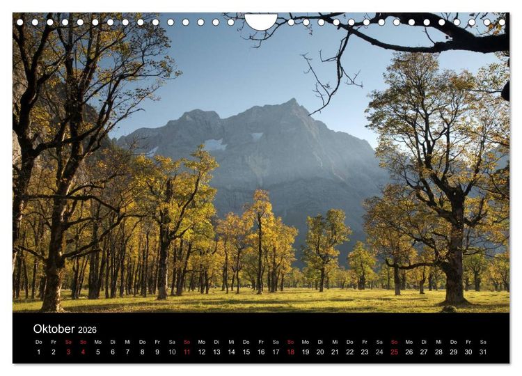 Produktbild: Berge, T&auml;ler & Seen (Wandkalender 2026 DIN A4 quer), CALVENDO Monatskalender