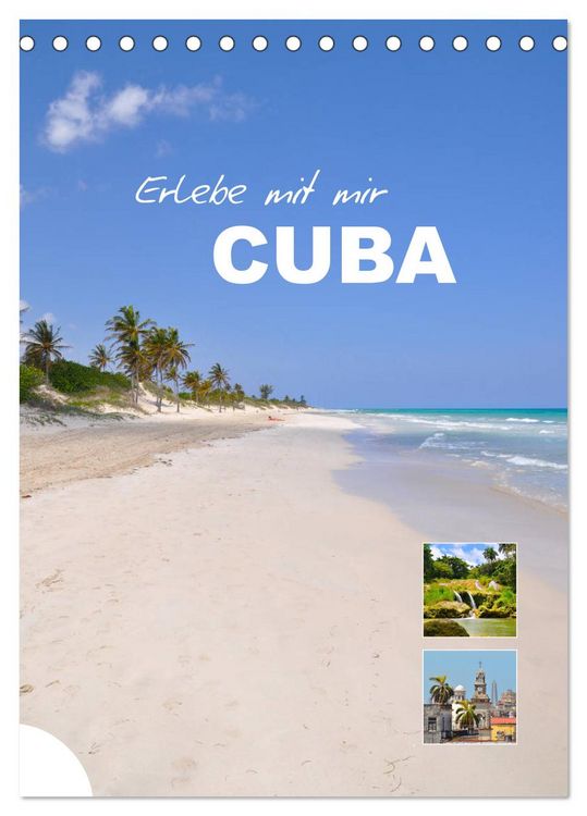 Produktbild: Erlebe mit mir Cuba (Tischkalender 2026 DIN A5 hoch), CALVENDO Monatskalender