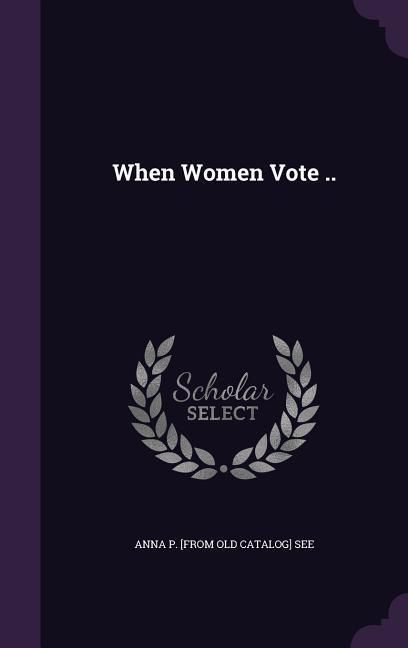 Produktbild: When Women Vote ..