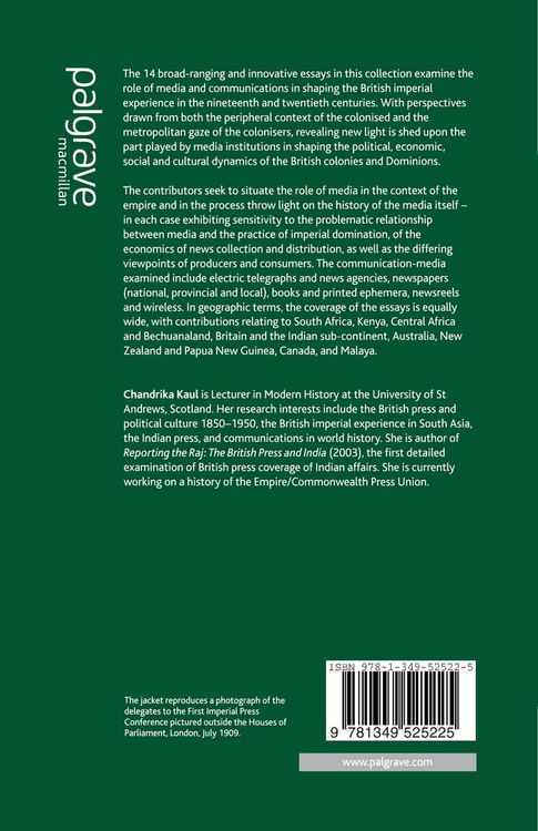 Produktbild: Media and the British Empire