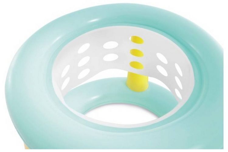 Produktbild: Intex Der &bdquo;Mega Floating Hoops&ldquo; Basketballkorb mit aufblasbarem Ball sorgt f&uuml;r actionreichen Spielspa&szlig; im und au&szlig;erhalb des Pools