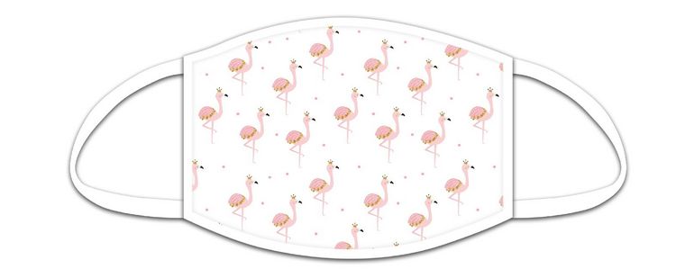 Produktbild: Mund-Nasen-Maske Kids Flamingo