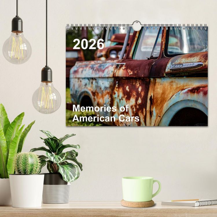 Produktbild: Memories of American Cars (Wandkalender 2026 DIN A4 quer), CALVENDO Monatskalender