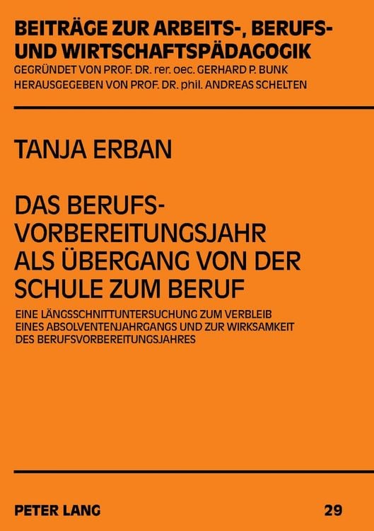 Produktbild: Das Berufsvorbereitungsjahr als &Uuml;bergang von der Schule zum Beruf