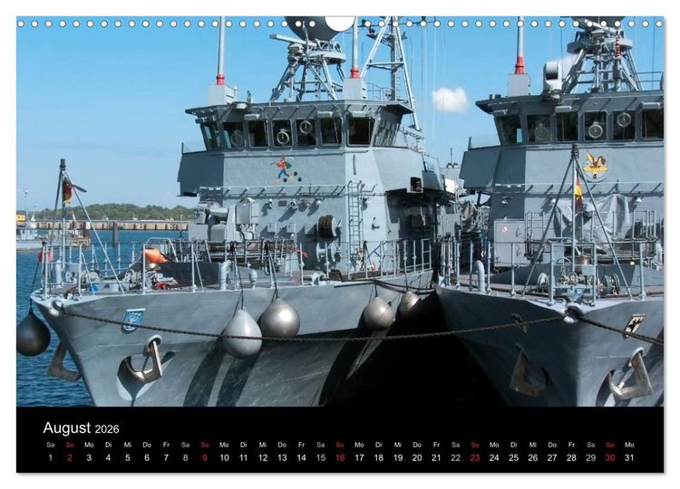 Produktbild: Marinest&uuml;tzpunkt Kiel (Wandkalender 2026 DIN A3 quer), CALVENDO Monatskalender