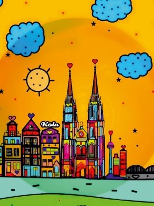 Produktbild: CALVENDO Puzzle K&ouml;ln | 1000 Teile Lege-Gr&ouml;&szlig;e 64 &times; 48 cm Foto-Puzzle f&uuml;r gl&uuml;ckliche Stunden