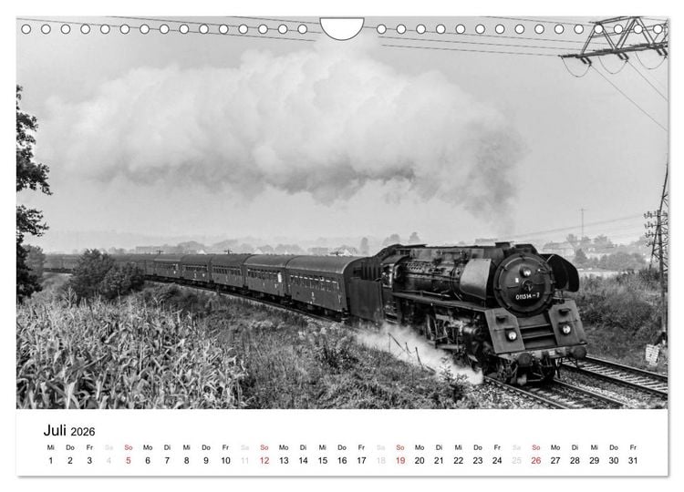 Produktbild: Dampfloks in der DDR (Wandkalender 2026 DIN A4 quer), CALVENDO Monatskalender