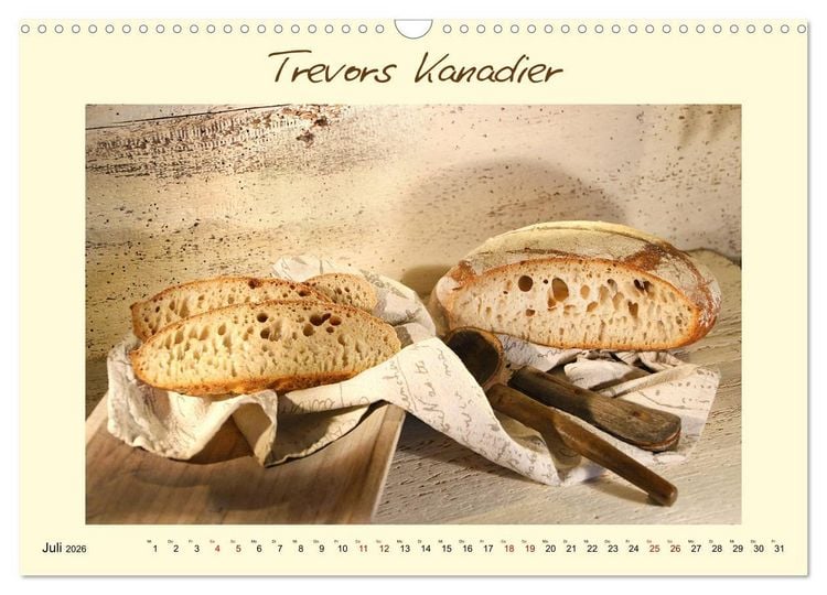 Produktbild: Mein liebstes Brot (Wandkalender 2026 DIN A3 quer), CALVENDO Monatskalender