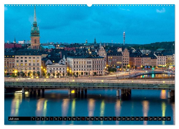 Produktbild: Metropolen rund um den Globus (Wandkalender 2026 DIN A2 quer), CALVENDO Monatskalender