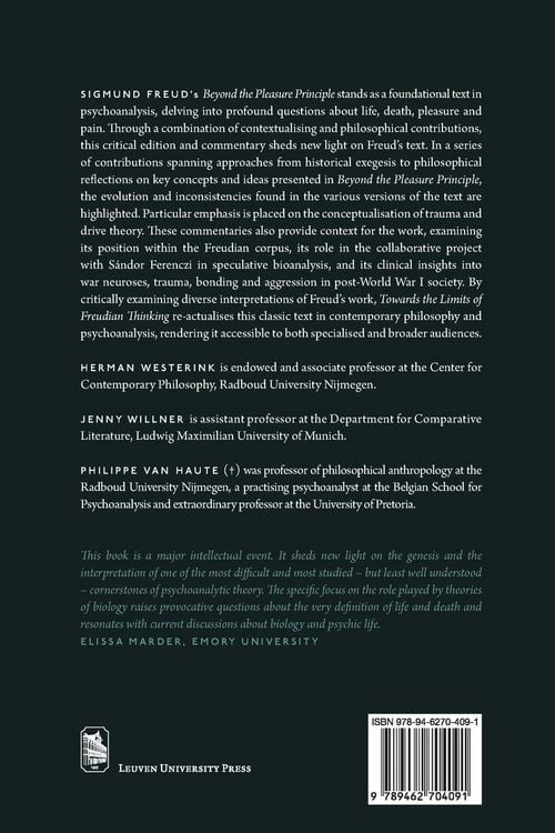 Produktbild: Towards the Limits of Freudian Thinking