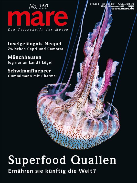 Produktbild: Mare - Die Zeitschrift der Meere / No. 160 / Superfood Quallen