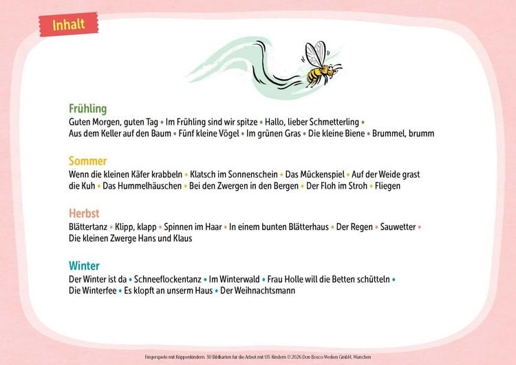 Produktbild: Fingerspiele mit Krippenkindern