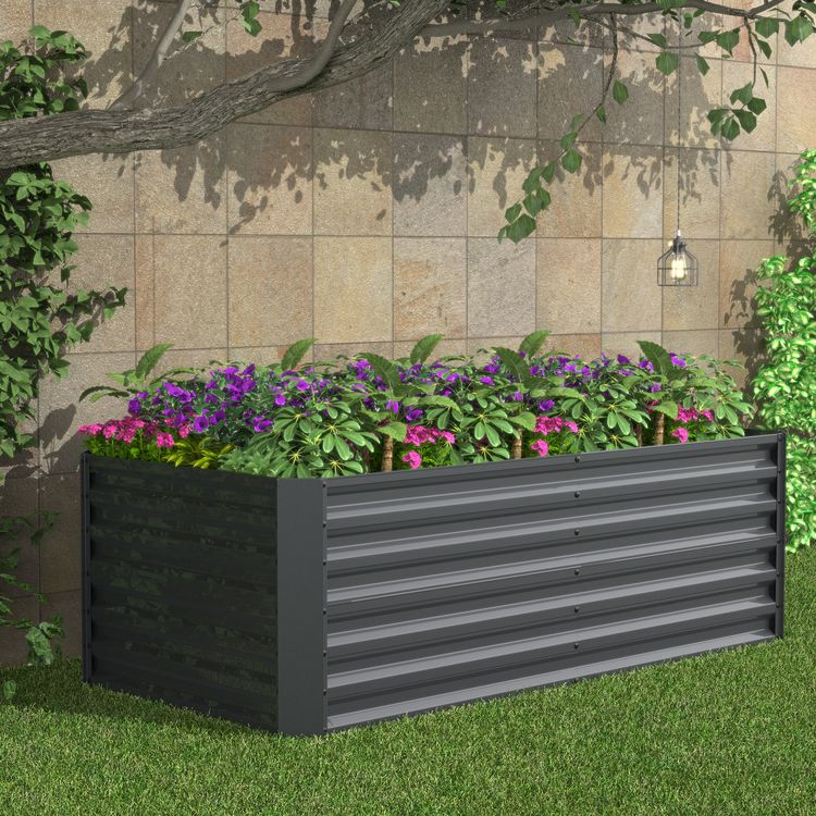 Produktbild: Metall Pflanzbeet Hochbeet Gartenbeet 180x90 Galdo