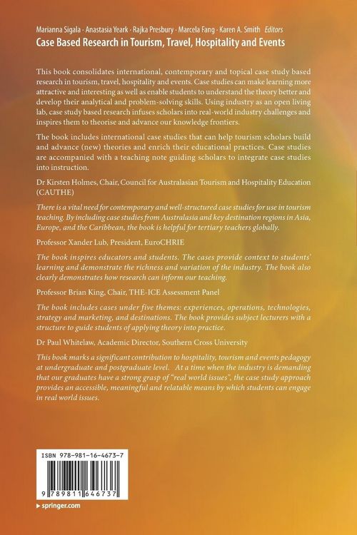 Produktbild: Case Based Research in Tourism, Travel, Hospitality and Events