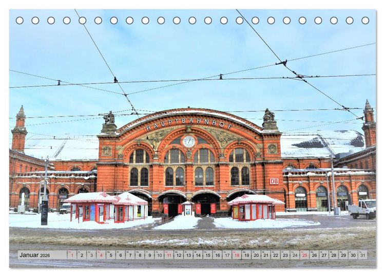 Produktbild: Hansestadt Bremen - Ein Stadtstaat an der Weser (Tischkalender 2026 DIN A5 quer), CALVENDO Monatskalender