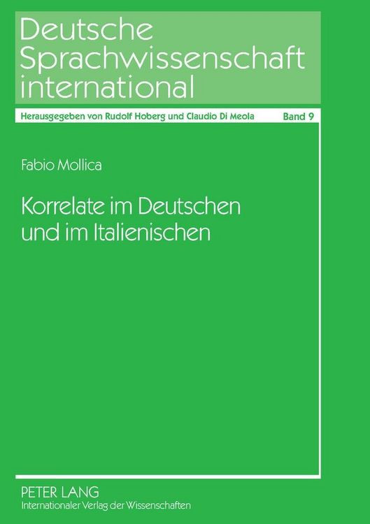 Produktbild: Korrelate im Deutschen und im Italienischen