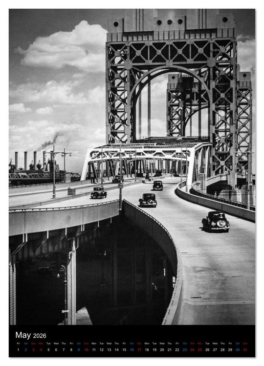 Produktbild: Historic New York 1936 (Wall Calendar 2026 DIN A3 portrait), CALVENDO 12 Month Wall Calendar
