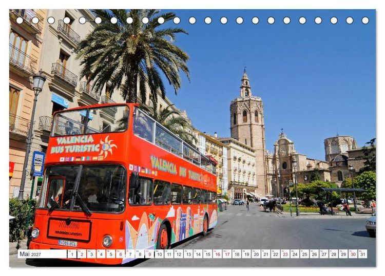 Produktbild: Valencia (Tischkalender 2027 DIN A5 quer), CALVENDO Monatskalender