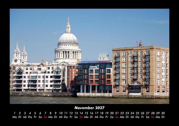 Produktbild: London 2027 Fotokalender DIN A3