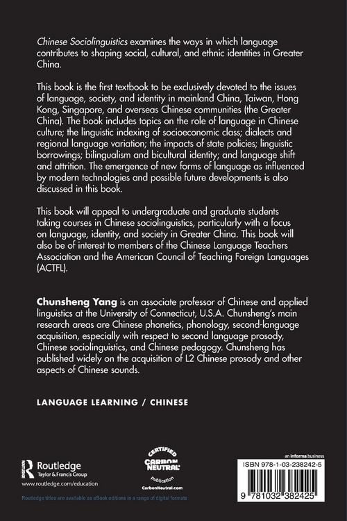 Produktbild: Chinese Sociolinguistics