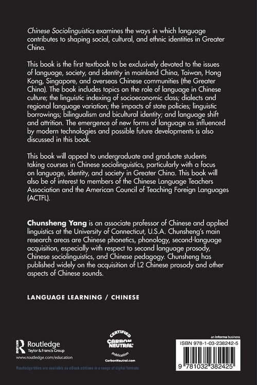 Produktbild: Chinese Sociolinguistics
