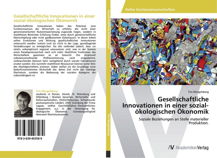 Produktbild: Gesellschaftliche Innovationen in einer sozial-&ouml;kologischen &Ouml;konomik