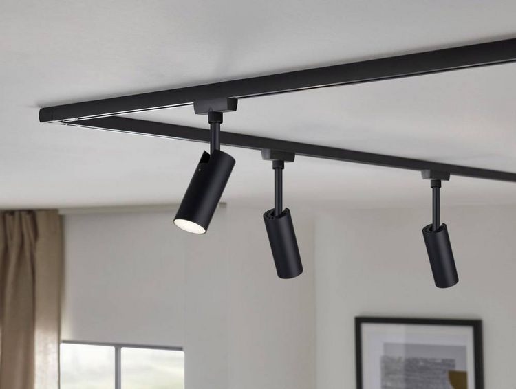 Produktbild: Paulmann Hochvolt-Schienensystem-Leuchte URail fest eingebaut 4.5W LED Schwarz (matt)
