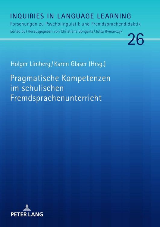 Produktbild: Pragmatische Kompetenzen im schulischen Fremdsprachenunterricht