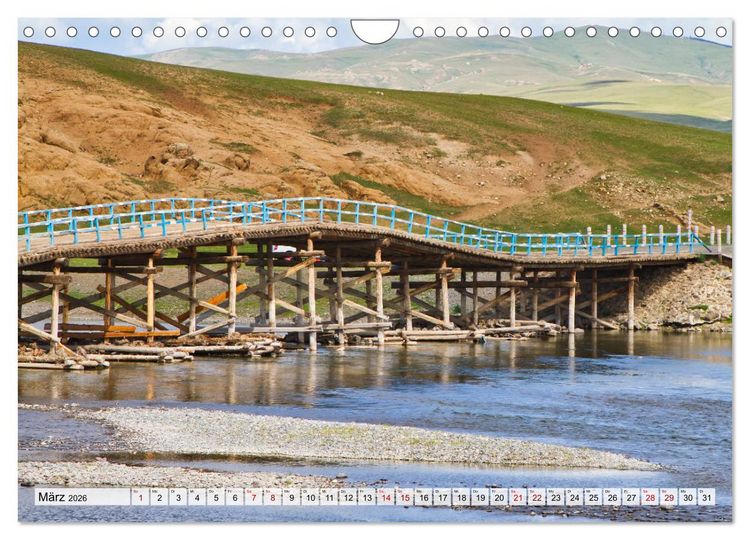 Produktbild: Mongolei Endlose Weite (Wandkalender 2026 DIN A4 quer), CALVENDO Monatskalender