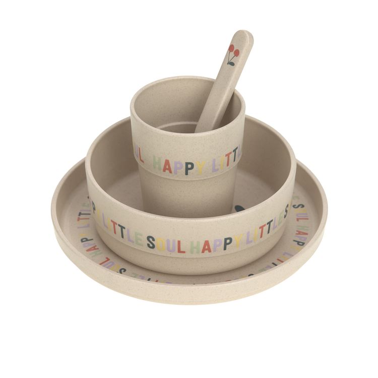 Produktbild: Dish Set PP/Cellulose Happy Fruits Cherry