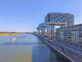 Produktbild: CALVENDO Puzzle K&ouml;ln - Kranh&auml;user | 1000 Teile Lege-Gr&ouml;&szlig;e 64x48cm Foto-Puzzle f&uuml;r gl&uuml;ckliche Stunden
