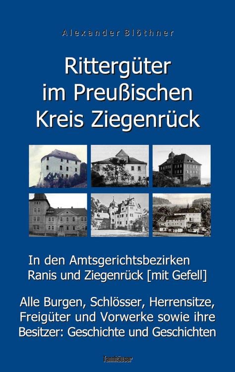 Produktbild: Ritterg&uuml;ter im Preu&szlig;ischen Kreis Ziegenr&uuml;ck in den Amtsgerichtsbezirken Ranis und Ziegenr&uuml;ck (mit Gefell)
