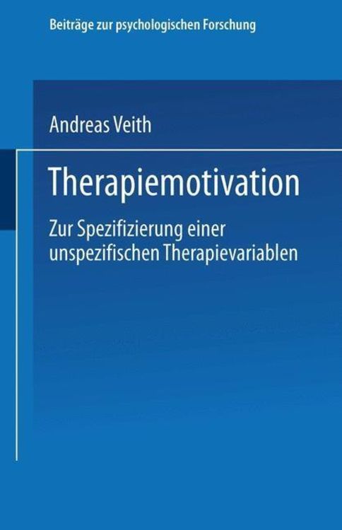 Produktbild: Therapiemotivation