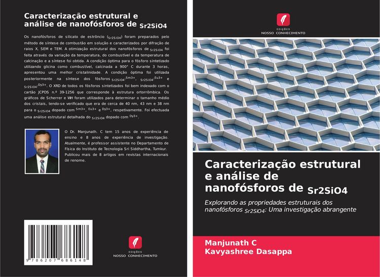 Produktbild: Caracteriza&ccedil;&atilde;o estrutural e an&aacute;lise de nanof&oacute;sforos de Sr2SiO4