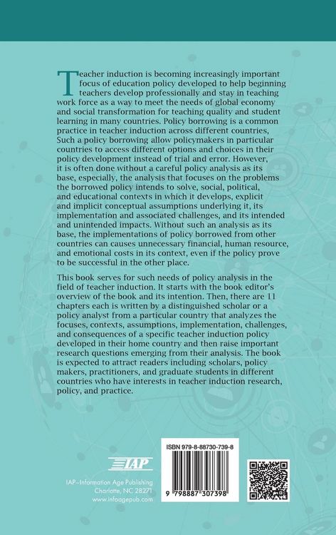 Produktbild: Teacher Induction Policy in Global Contexts