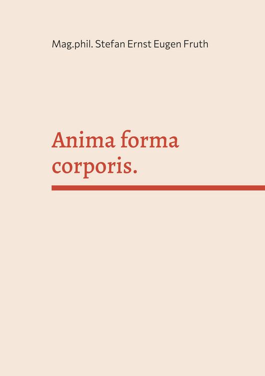 Produktbild: Anima forma corporis.