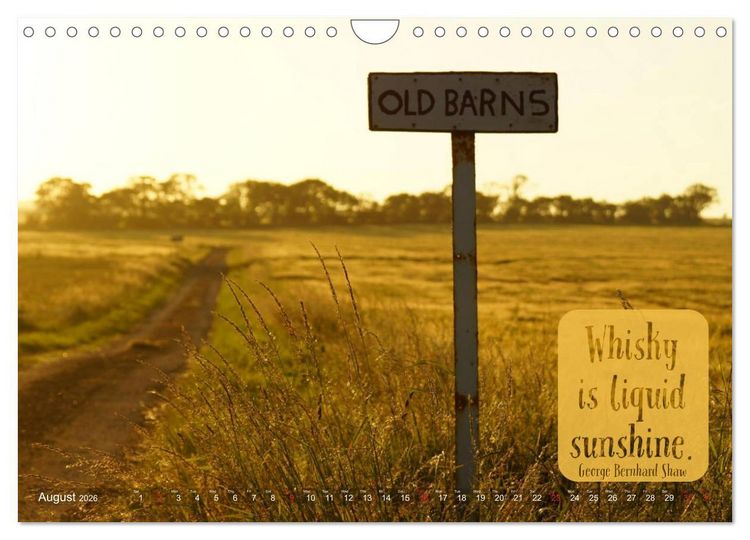 Produktbild: Wonderful Whisky Wisdom (Wall Calendar 2026 DIN A4 landscape), CALVENDO 12 Month Wall Calendar