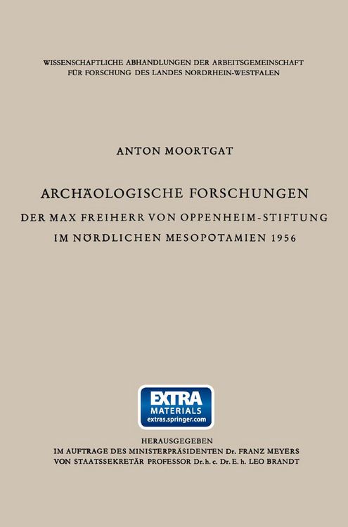 Produktbild: Arch&auml;ologische Forschungen der Max Freiherr von Oppenheim-Stiftung im n&ouml;rdlichen Mesopotamien 1956
