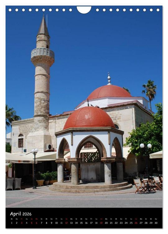 Produktbild: Griechenland - Insel Kos (Wandkalender 2026 DIN A4 hoch), CALVENDO Monatskalender