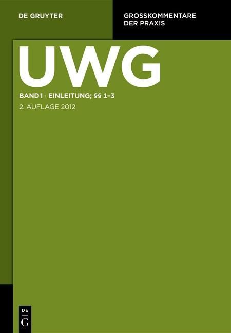 Produktbild: Einleitung; &sect;&sect; 1-3